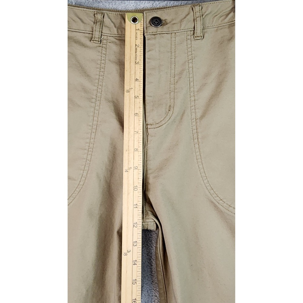Patagonia Wide Leg Cord Pants Women Size 8 Khaki Utility Organic Cotton - Picture 6 of 13